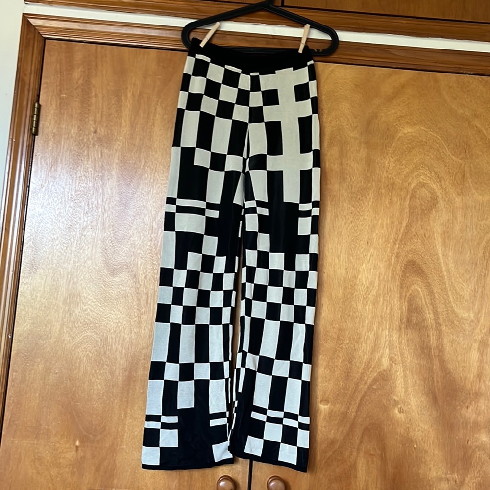 Paloma wool knit checkered pants